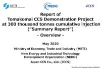 Report of Tomakomai CCS Demonstration Project 300 thousand tonnes cumulative injection (“Summary Report”) – Overview –